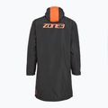 Płaszcz ZONE3 Recycled Robe Parka black/grey/orange 2