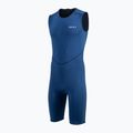 Pianka do pływania męska ZONE3 Yulex Kneeskin 1,5 mm navy/silver