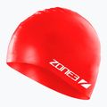 Czepek pływacki ZONE3 Silicone Swim red