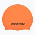 Czepek pływacki ZONE3 Silicone Swim hi-vis orange