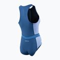 Pianka triathlonowa damska ZONE3 Yulex Sleeveless multi blue/white 2