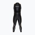 Pianka triathlonowa męska ZONE3 Glide Sleeveless Wetsuit black/grey