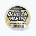 Przynęta haczykowa dumbells Sonubaits Band'um Wafters - Pineapple & Coconut yellow/white