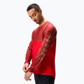Longsleeve rowerowy męski Endura Core Printed flame red 2
