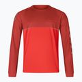 Longsleeve rowerowy męski Endura Core Printed flame red 3
