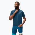 Koszulka rowerowa męska Endura Loop Zipped barra blue