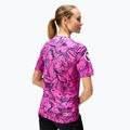 Koszulka rowerowa damska Endura Grid Floral Ltd W pink pop 3
