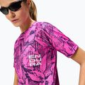 Koszulka rowerowa damska Endura Grid Floral Ltd W pink pop 5