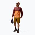 Longsleeve rowerowy męski Endura Core Printed end orange 2