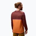 Longsleeve rowerowy męski Endura Core Printed end orange 3