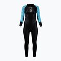 Pianka triathlonowa damska HUUB OWC black/sky blue