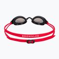 Okulary do pływania HUUB Brownlee 2 Custom Air black/red/light smoke mirror 4