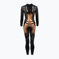 Pianka triathlonowa damska HUUB Agilis 3:3 mm black/coral 2