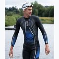 Pianka triathlonowa męska HUUB Agilis II Back Zip 3.5 metalic blue 3