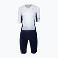 Kombinezon triathlonowy damski HUUB Anemoi 3 SUB22 white/navy/pink