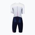Kombinezon triathlonowy damski HUUB Anemoi 3 SUB22 white/navy/pink 2