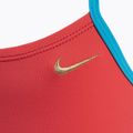 Strój pływacki jednoczęściowy dziecięcy Nike Solid ember glow 3
