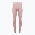 Legginsy treningowe damskie Gymshark Flawless Shine Seamless pink/white 5