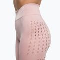 Legginsy treningowe damskie Gymshark Flawless Shine Seamless pink/white 4