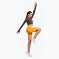 Spodenki treningowe damskie Gymshark Flawless Shine Seamless saffron/yellow 2