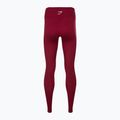 Legginsy treningowe damskie Gymshark Training Full Lenght burgundy/white 6