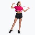 Top treningowy damski Gymshark Training Fraction Crop Top lava pink 2