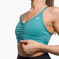 Biustonosz treningowy Gymshark Ruched Training Sports fauna teal 4