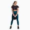 Top treningowy damski Gymshark KK Twins Raw Crop Top black/grey 2