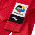 Pas do kimona Mizuno Karate WKF RB red 2