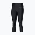 Legginsy do biegania damskie Mizuno Core 3/4 black