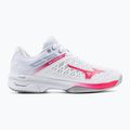 Buty do tenisa damskie Mizuno Wave Exceed Tour 4 AC white/rose red/nimbus cloud 2