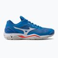 Buty do piłki ręcznej Mizuno Wave Stealth V niebieskie X1GA180024 2