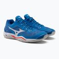 Buty do piłki ręcznej Mizuno Wave Stealth V niebieskie X1GA180024 5