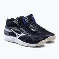 Buty do piłki ręcznej dziecięce Mizuno Stealth Star Mid granatowe X1GC211502 5