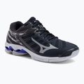 Buty do siatkówki Mizuno Wave Voltage sky captain/galaxy silver/violet blue
