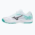 Buty do tenisa damskie Mizuno Break Shot 3 AC biało-zielone 61GA212623 10