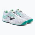 Buty do tenisa damskie Mizuno Break Shot 3 AC biało-zielone 61GA212623 5