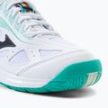 Buty do tenisa damskie Mizuno Break Shot 3 AC biało-zielone 61GA212623 9