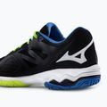 Buty do tenisa męskie Mizuno Wave Exceed Light AC black/neo lime/super sonic 9