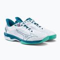 Buty do tenisa męskie Mizuno Wave Exceed Tour 5 AC white/ moroccanb/turquoise 5