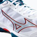 Buty do tenisa męskie Mizuno Wave Exceed Light CC white/cherry tomato/moroccan blue 7