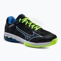 Buty do tenisa męskie Mizuno Wave Exceed Light CC black/neo lime/super sonic