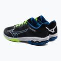 Buty do tenisa męskie Mizuno Wave Exceed Light CC black/neo lime/super sonic 3