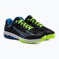 Buty do tenisa męskie Mizuno Wave Exceed Light CC black/neo lime/super sonic 5