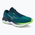 Buty do biegania męskie Mizuno Wave Skyrise 3 algiers blue/ white/ green gecko