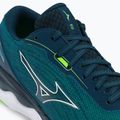 Buty do biegania męskie Mizuno Wave Skyrise 3 algiers blue/ white/ green gecko 10
