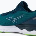 Buty do biegania męskie Mizuno Wave Skyrise 3 algiers blue/ white/ green gecko 11