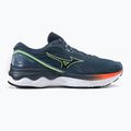 Buty do biegania męskie Mizuno Wave Skyrise 3 smoke blue/ neo lime/ neon flame 2