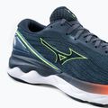 Buty do biegania męskie Mizuno Wave Skyrise 3 smoke blue/ neo lime/ neon flame 8