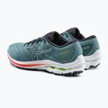 Buty do biegania męskie Mizuno Wave Inspire 18 smoke blue/white/neon flame 3